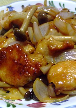 鶏胸でヘルシー☆青じそケチャップ炒め-レシピのメイン写真