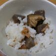 しいたけとこんにゃくの梅ごはん
