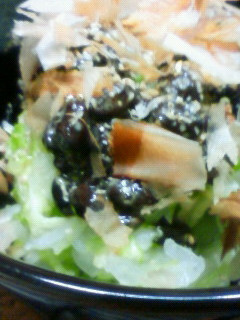 白菜の黒豆納豆サラダ-レシピのメイン写真