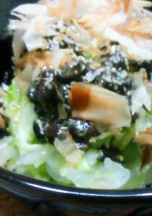 白菜の黒豆納豆サラダ-レシピのメイン写真