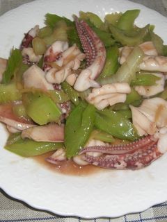 イカとセロリの中華炒め-レシピのメイン写真