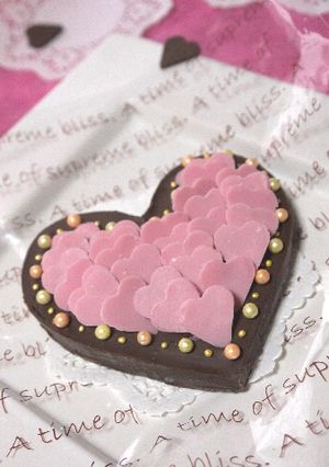 ハートいっぱいのバレンタインチョコ♡-レシピのメイン写真