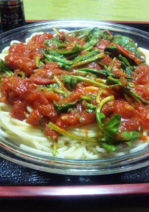 ピッコロ風トマトソースパスタ-レシピのメイン写真