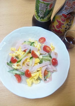 青ドレ+ごま油の春雨サラダ-レシピのメイン写真