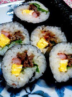 焼肉巻き寿司♡-レシピのメイン写真