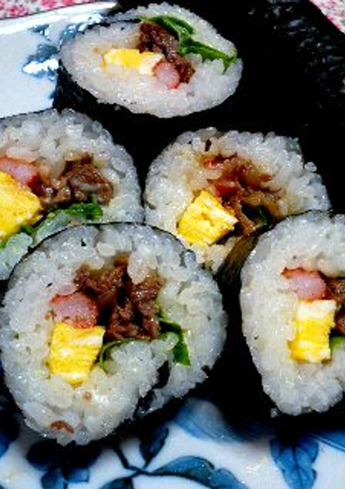 焼肉巻き寿司♡-レシピのメイン写真