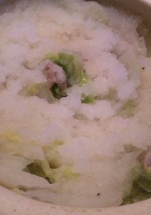 雪鍋風♪白菜＆豚肉のミルフィーユ鍋-レシピのメイン写真