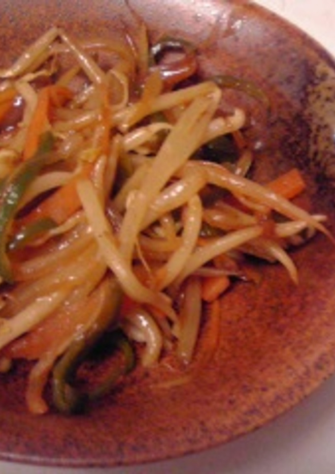 焼きそば風もやし炒め-レシピのメイン写真