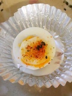 お弁当に♪ゆで卵の七味マヨ焼き-レシピのメイン写真