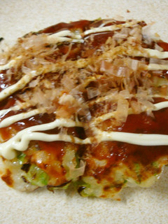 お好み焼き☆おやつや軽食に…ごはん入り-レシピのメイン写真