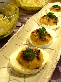 アンチョビゆで卵のトースター焼き-レシピのメイン写真