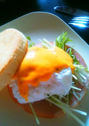 アメリカの朝食☆エッグベネディクト簡単-レシピのメイン写真