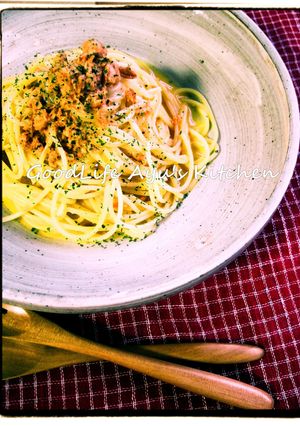 焼きさけのカルボナーラ-レシピのメイン写真