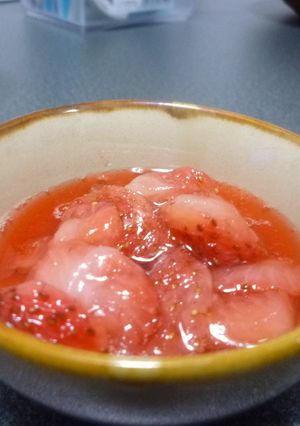 粒がゴロゴロ♬　いちごジャム-レシピのメイン写真