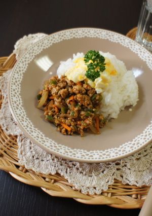 簡単☆ふわふわ卵のドライカレー-レシピのメイン写真