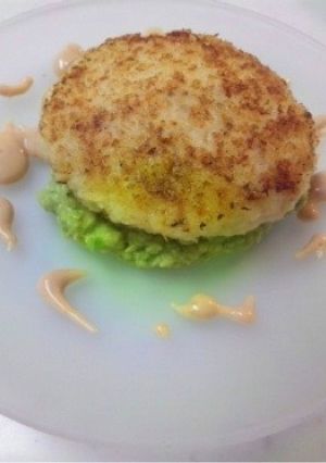 えびバーグ、アボカドペースト-レシピのメイン写真