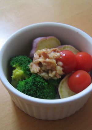 温野菜のヘルシー食べドレがけ-レシピのメイン写真