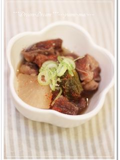 圧力鍋で♪牛スジと大根のとろとろ煮込み♪-レシピのメイン写真