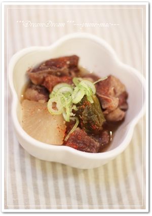 圧力鍋で♪牛スジと大根のとろとろ煮込み♪-レシピのメイン写真