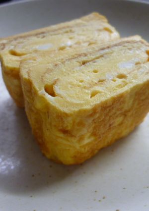 お弁当卵焼き★卵1個ひとり分！(塩味)-レシピのメイン写真