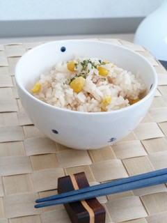 コーンバターの炊き込みご飯♪-レシピのメイン写真