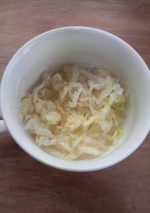 電子レンジで作るザワークラフト-レシピのメイン写真