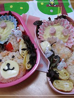 ウサギのお弁当♪-レシピのメイン写真