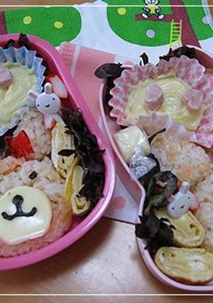 ウサギのお弁当♪-レシピのメイン写真