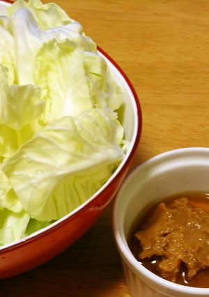 キャベツのつまみ（味噌＆ごま油）-レシピのメイン写真