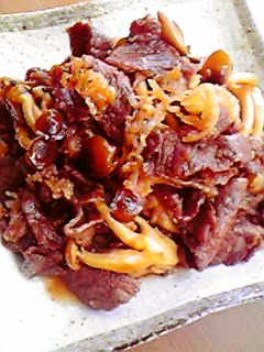 牛肉としめじの時雨煮-レシピのメイン写真