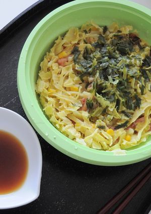 シリスチで☆お手軽お好み焼き風★-レシピのメイン写真