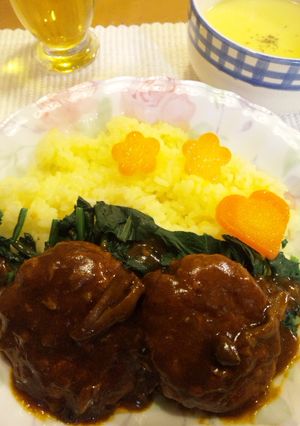 ずぼらハンバーグ(笑)-レシピのメイン写真