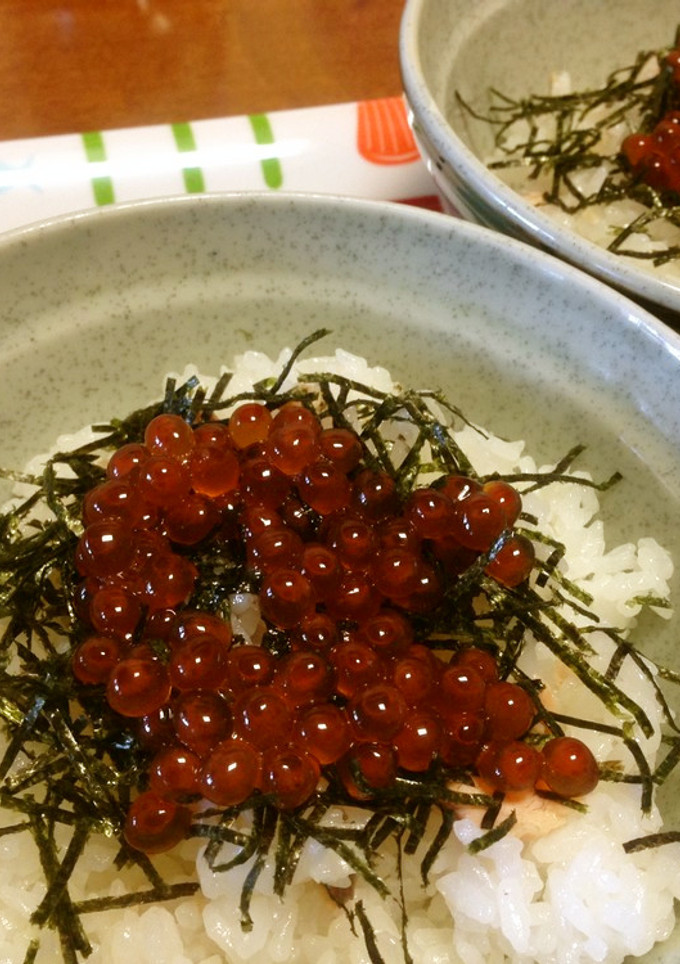 はやい♪ふりかけや混ぜ込みの素といくら丼-レシピのメイン写真