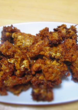 豆腐としらすの落とし揚げ-レシピのメイン写真