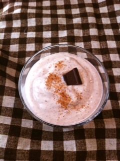 酒粕とチョコのフワフワ♪ムースドリンク-レシピのメイン写真
