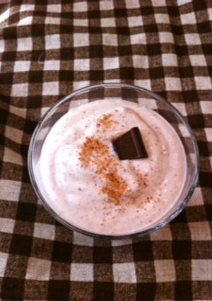 酒粕とチョコのフワフワ♪ムースドリンク-レシピのメイン写真