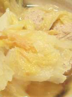 肉団子とカブの白菜蒸し-レシピのメイン写真