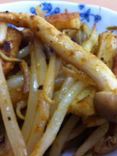 簡単☆もやしのカレー炒め-レシピのメイン写真