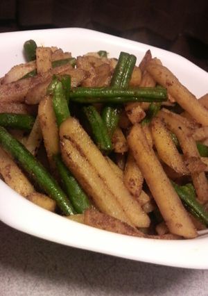 じゃがいもとインゲンのカレー炒め-レシピのメイン写真