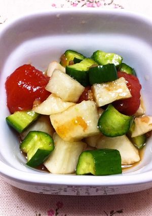 コロコロ野菜の青じそハニーマリネ-レシピのメイン写真