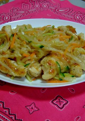 野菜もりもりヘルシー鶏南蛮漬-レシピのメイン写真