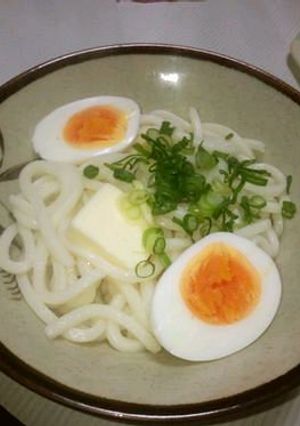 釜バターうどん(醤油味)-レシピのメイン写真