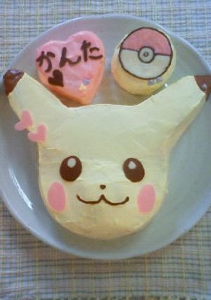 ピカチュウ☆キャラデコケーキ-レシピのメイン写真