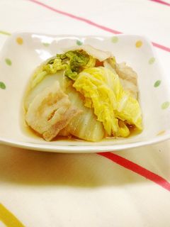 °•*:水不要♪白菜と豚肉の煮物:*•°-レシピのメイン写真