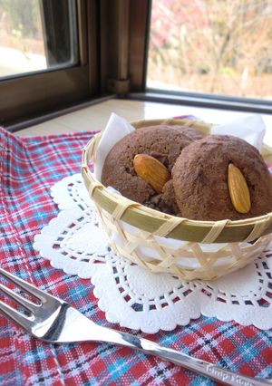 バレンタイン♡生チョコ入りプチケーキ-レシピのメイン写真