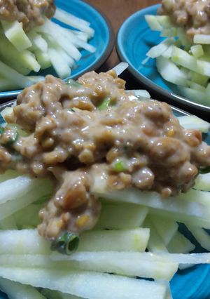 納豆ドレッシングの大根サラダ-レシピのメイン写真