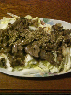 牛肉と白菜のホットサラダ-レシピのメイン写真