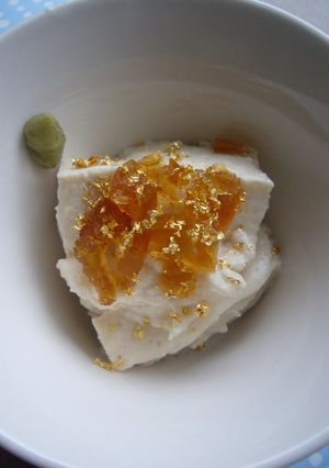 キラキラ☆青じそジュレがけ胡麻豆腐-レシピのメイン写真