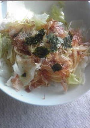 青じそバターのサラダパスタ-レシピのメイン写真