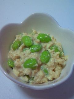 青じそ風味のさっぱり枝豆白和え-レシピのメイン写真